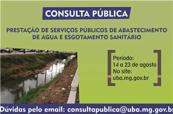 Consulta pública água site